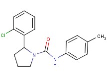 2-(2-chlorophenyl)-N-(4-methylphenyl)-1-pyrrolidinecarboxamide