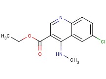 ethyl 6-chloro-4-(methylamino)-3-quinolinecarboxylate