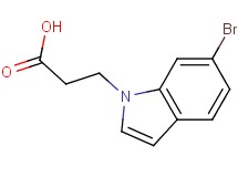3-(6-bromo-1H-indol-1-yl)propanoic acid