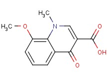 8-methoxy-1-methyl-4-oxo-1,4-dihydro-3-quinolinecarboxylic acid