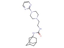 N-1-adamantyl-N'-{2-[4-(2-pyrimidinyl)-1-piperazinyl]ethyl}urea