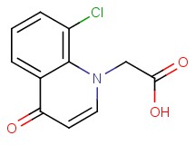 (8-chloro-4-oxo-1(4H)-quinolinyl)acetic acid