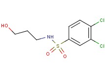 3,4-dichloro-N-(3-hydroxypropyl)benzenesulfonamide