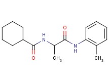 N-{1-methyl-2-[(2-methylphenyl)amino]-2-oxoethyl}cyclohexanecarboxamide
