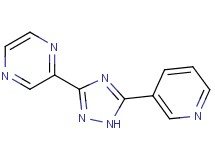 2-[5-(3-pyridinyl)-1H-1,2,4-triazol-3-yl]pyrazine