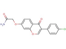 2-{[3-(4-chlorophenyl)-4-oxo-4H-chromen-7-yl]oxy}acetamide