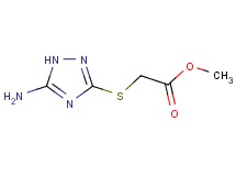 methyl [(5-amino-1H-1,2,4-triazol-3-yl)thio]acetate