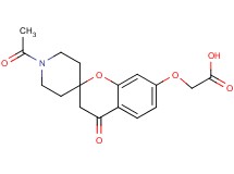 [(1'-acetyl-4-oxo-3,4-dihydrospiro[chromene-2,4'-piperidin]-7-yl)oxy]acetic acid