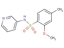 2-methoxy-4-methyl-N-3-pyridinylbenzenesulfonamide