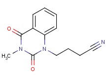 4-(3-methyl-2,4-dioxo-3,4-dihydro-1(2H)-quinazolinyl)butanenitrile