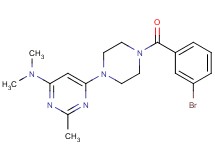 6-[4-(3-bromobenzoyl)-1-piperazinyl]-N,N,2-trimethyl-4-pyrimidinamine