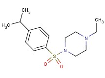 1-ethyl-4-[(4-isopropylphenyl)sulfonyl]piperazine