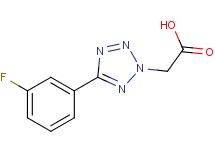 [5-(3-fluorophenyl)-2H-tetrazol-2-yl]acetic acid
