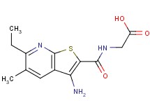 N-[(3-amino-6-ethyl-5-methylthieno[2,3-b]pyridin-2-yl)carbonyl]glycine