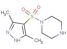 1-[(3,5-dimethyl-1H-pyrazol-4-yl)sulfonyl]piperazine