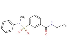 N-ethyl-3-{[methyl(phenyl)amino]sulfonyl}benzamide