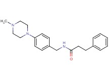 N-[4-(4-methyl-1-piperazinyl)benzyl]-3-phenylpropanamide