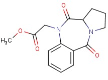 methyl (5,11-dioxo-2,3,11,11a-tetrahydro-1H-pyrrolo[2,1-c][1,4]benzodiazepin-10(5H)-yl)acetate