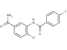 4-chloro-3-[(4-fluorobenzoyl)amino]benzamide
