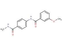3-methoxy-N-{4-[(methylamino)carbonyl]phenyl}benzamide