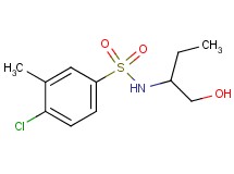 4-chloro-N-[1-(hydroxymethyl)propyl]-3-methylbenzenesulfonamide