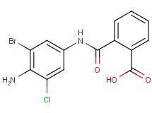 2-{[(4-amino-3-bromo-5-chlorophenyl)amino]carbonyl}benzoic acid