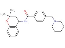 N-(2,2-dimethyl-3,4-dihydro-2H-chromen-4-yl)-4-(1-piperidinylmethyl)benzamide
