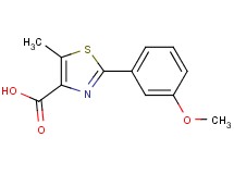 2-(3-methoxyphenyl)-5-methyl-1,3-thiazole-4-carboxylic acid