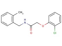 2-(2-chlorophenoxy)-N-(2-methylbenzyl)acetamide