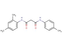 N-(2,4-dimethylphenyl)-N'-(4-methylphenyl)malonamide
