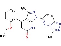 4-(2-ethoxyphenyl)-3-methyl-1-(3-methyl[1,2,4]triazolo[4,3-b]pyridazin-6-yl)-1,4,5,7-tetrahydro-6H-pyrazolo[3,4-b]pyridin-6-one