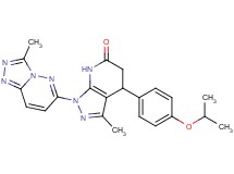 4-(4-isopropoxyphenyl)-3-methyl-1-(3-methyl[1,2,4]triazolo[4,3-b]pyridazin-6-yl)-1,4,5,7-tetrahydro-6H-pyrazolo[3,4-b]pyridin-6-one