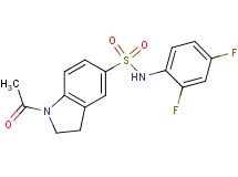1-acetyl-N-(2,4-difluorophenyl)-5-indolinesulfonamide