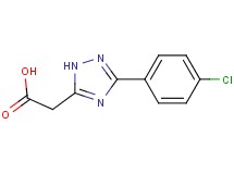[3-(4-chlorophenyl)-1H-1,2,4-triazol-5-yl]acetic acid