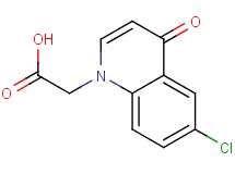 (6-chloro-4-oxo-1(4H)-quinolinyl)acetic acid