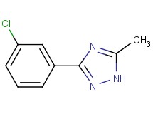 3-(3-chlorophenyl)-5-methyl-1H-1,2,4-triazole