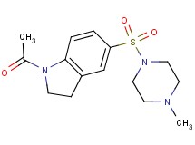 1-acetyl-5-[(4-methyl-1-piperazinyl)sulfonyl]indoline