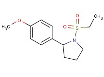 1-(ethylsulfonyl)-2-(4-methoxyphenyl)pyrrolidine