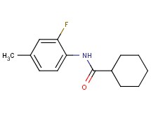 N-(2-fluoro-4-methylphenyl)cyclohexanecarboxamide