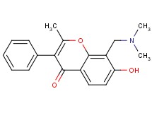 8-[(dimethylamino)methyl]-7-hydroxy-2-methyl-3-phenyl-4H-chromen-4-one