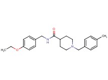 N-(4-ethoxybenzyl)-1-(4-methylbenzyl)-4-piperidinecarboxamide