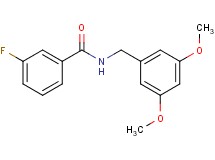 N-(3,5-dimethoxybenzyl)-3-fluorobenzamide