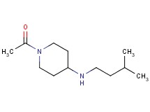 1-acetyl-N-(3-methylbutyl)-4-piperidinamine
