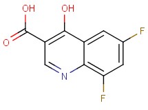 6,8-difluoro-4-hydroxy-3-quinolinecarboxylic acid