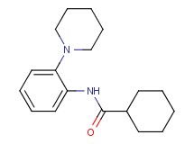 N-[2-(1-piperidinyl)phenyl]cyclohexanecarboxamide