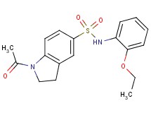1-acetyl-N-(2-ethoxyphenyl)-5-indolinesulfonamide