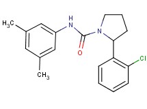 2-(2-chlorophenyl)-N-(3,5-dimethylphenyl)-1-pyrrolidinecarboxamide