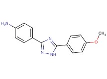4-[5-(4-methoxyphenyl)-1H-1,2,4-triazol-3-yl]aniline