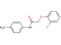 2-(2-fluorophenoxy)-N-(4-methylphenyl)acetamide