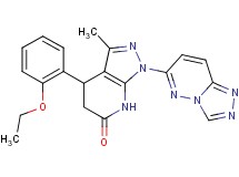 4-(2-ethoxyphenyl)-3-methyl-1-[1,2,4]triazolo[4,3-b]pyridazin-6-yl-1,4,5,7-tetrahydro-6H-pyrazolo[3,4-b]pyridin-6-one